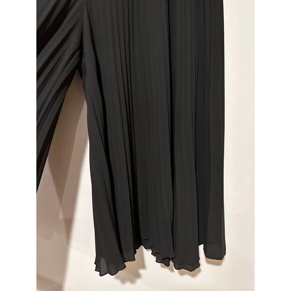 Bailey 44 Coop Culotte in Black Accordion Pleats Wide Leg Size 10 EUC Dressy - Picture 6 of 10